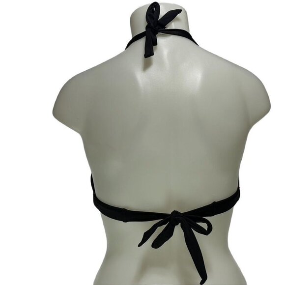 NIKE Bikini Top Reversible Plunge Halter Women's Size 8 - Picture 4 of 9